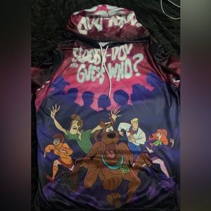 Purple Scooby-Doo pullover/hoodie. Says xl but runs more medium.